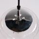Set Hanging lamps by Glashutte Limburg Model Drop, 1970 Germany.