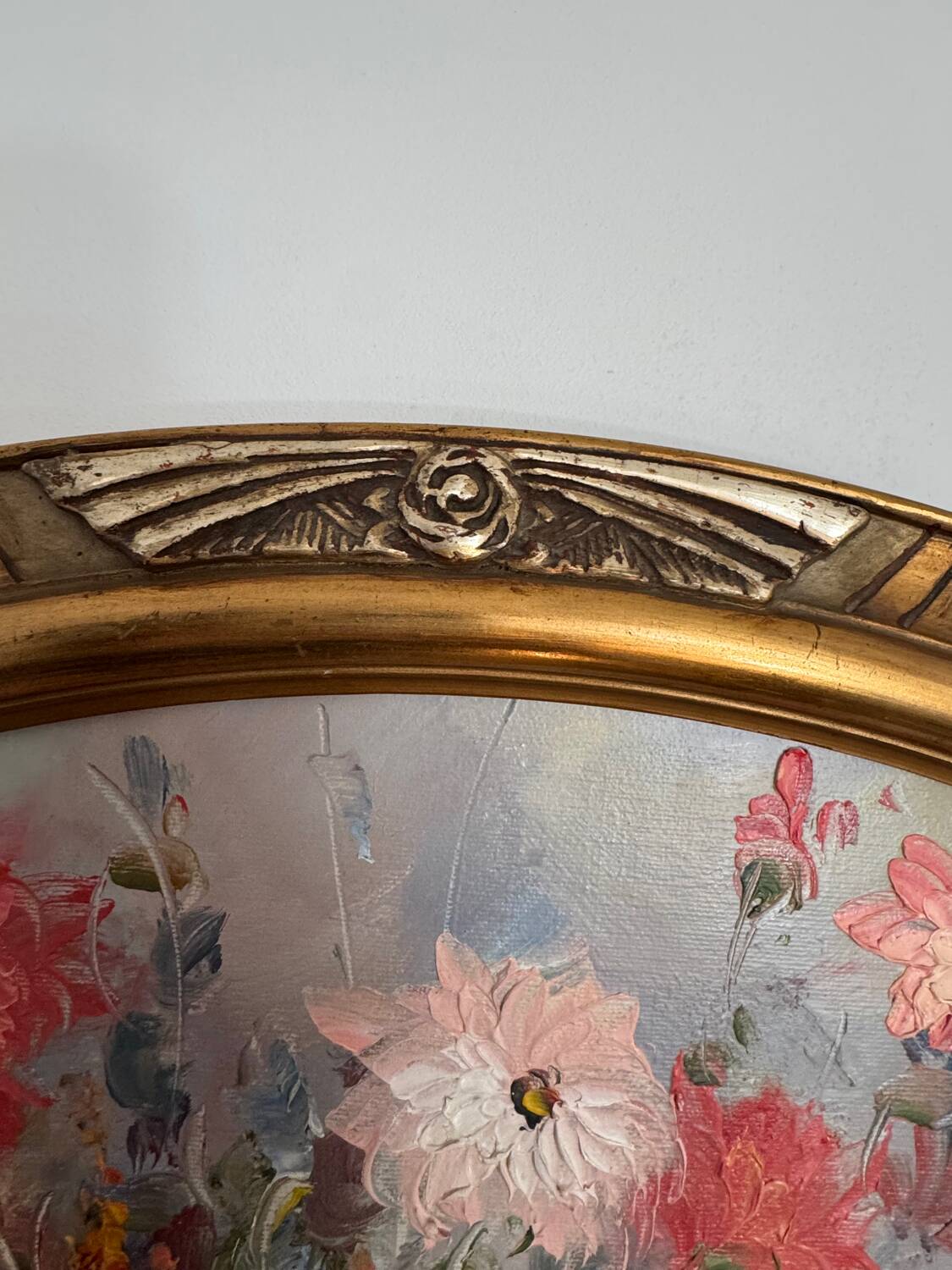 Still life with dahlias signed early 20th century