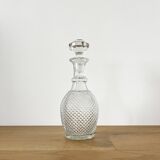 Diamond tip glass carafe 1960