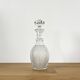Diamond point glass carafe 1960