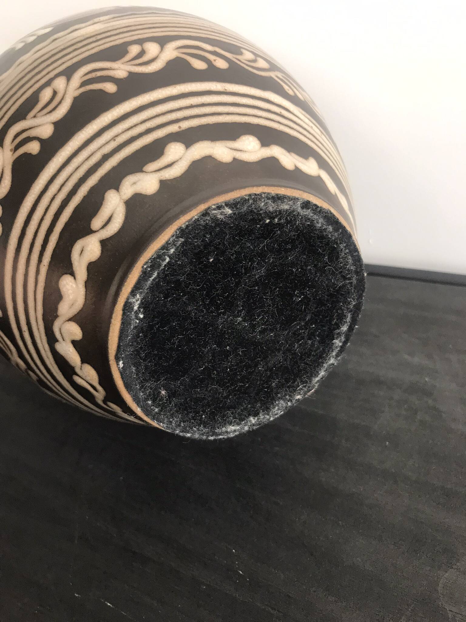 vintage hungarian pottery vase