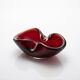 Murano Sommerso Ashtray / Catchall – Ruby Red (Circa 1960)