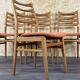 4x 60s 70s dining chair dining chair mid century Danish modern design