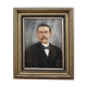 Portrait men 1930 in gold frame