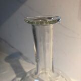 Carafe en verre gravé