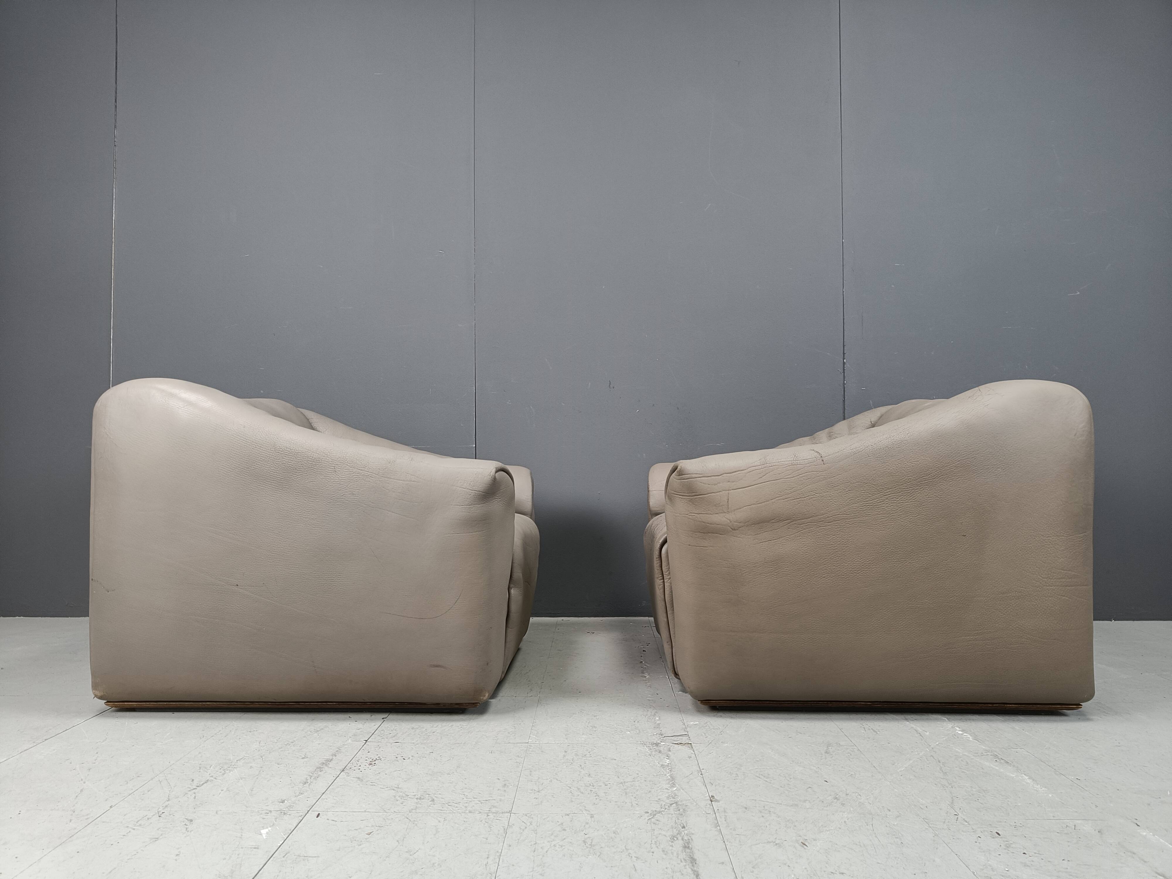 2 fauteuils De Sede DS47, années 1960