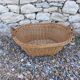 Handmade wicker laundry basket