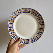 Set of 8 antique flat plates - Robinson de Badonvillier