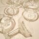 Lot de 10 coupes à champagne cristal taillé