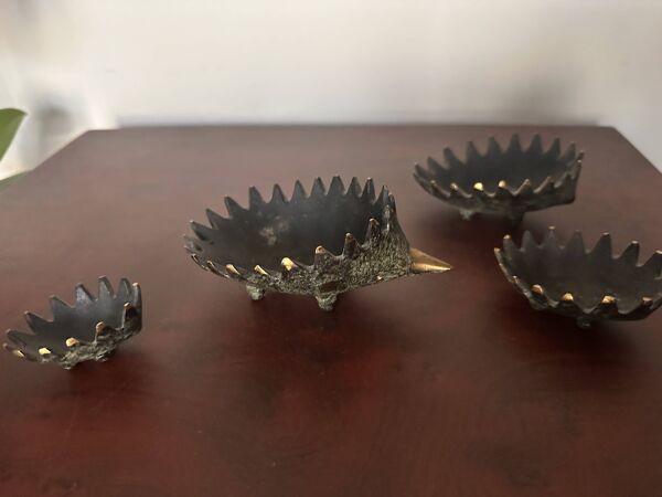 Cendriers gigognes Walter Bosse