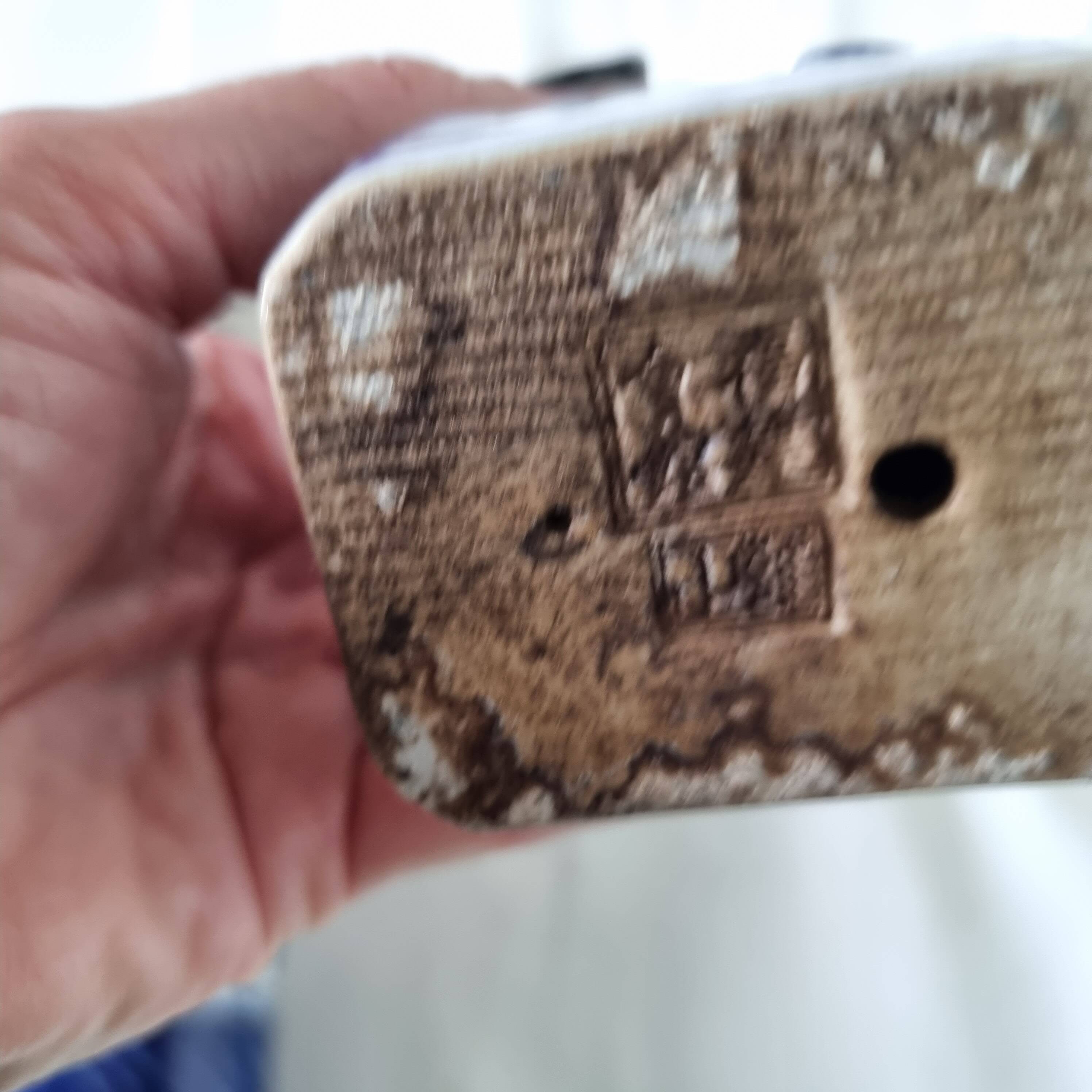 Pair of vintage Chinese blue and white porcelain figurines depicting