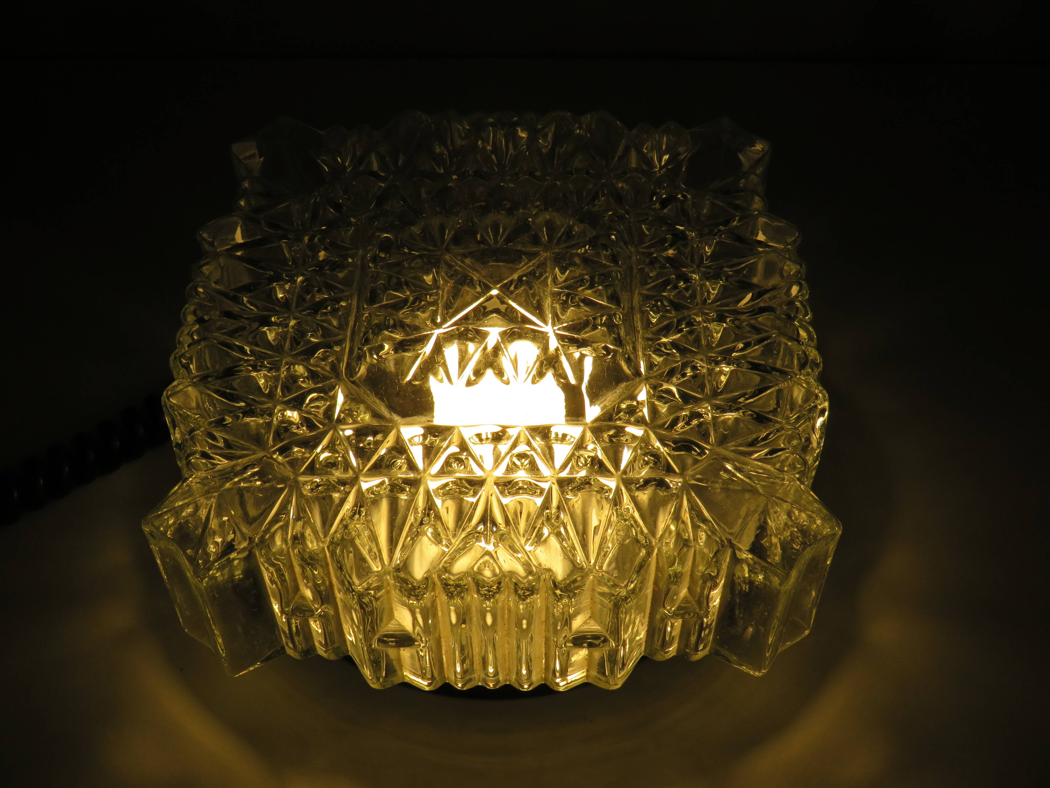 Glass ceiling or applique, Germany 1960