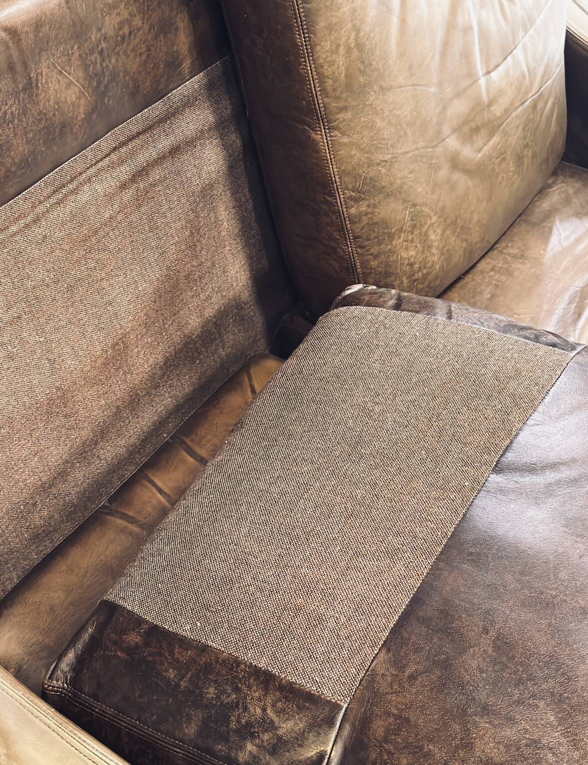 Canapé vintage cuir cognac