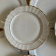 12 flat plates porcelain from Limoges Bernardaud