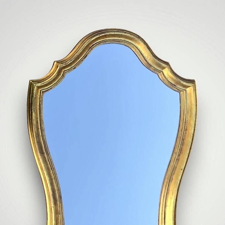 Louis XV style gilded resin mirror – 1960s