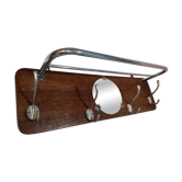 Porte manteaux patères aluminium miroir vintage