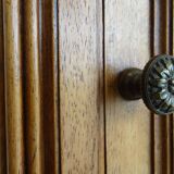 Bedside table - early 1900 - marble/ceramic