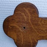 Vintage solid wood coat rack hat rack