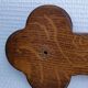 Vintage solid wood coat rack hat rack