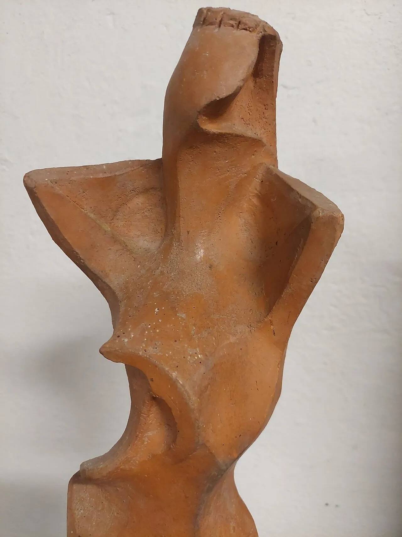 Terracotta female figure by Alberto Sparapani, 20th century