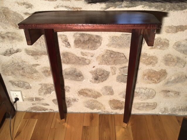 Mahogany console, first half of the 20th century