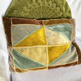 Vintage velvet cushion