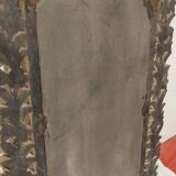Mirror with its openwork frame