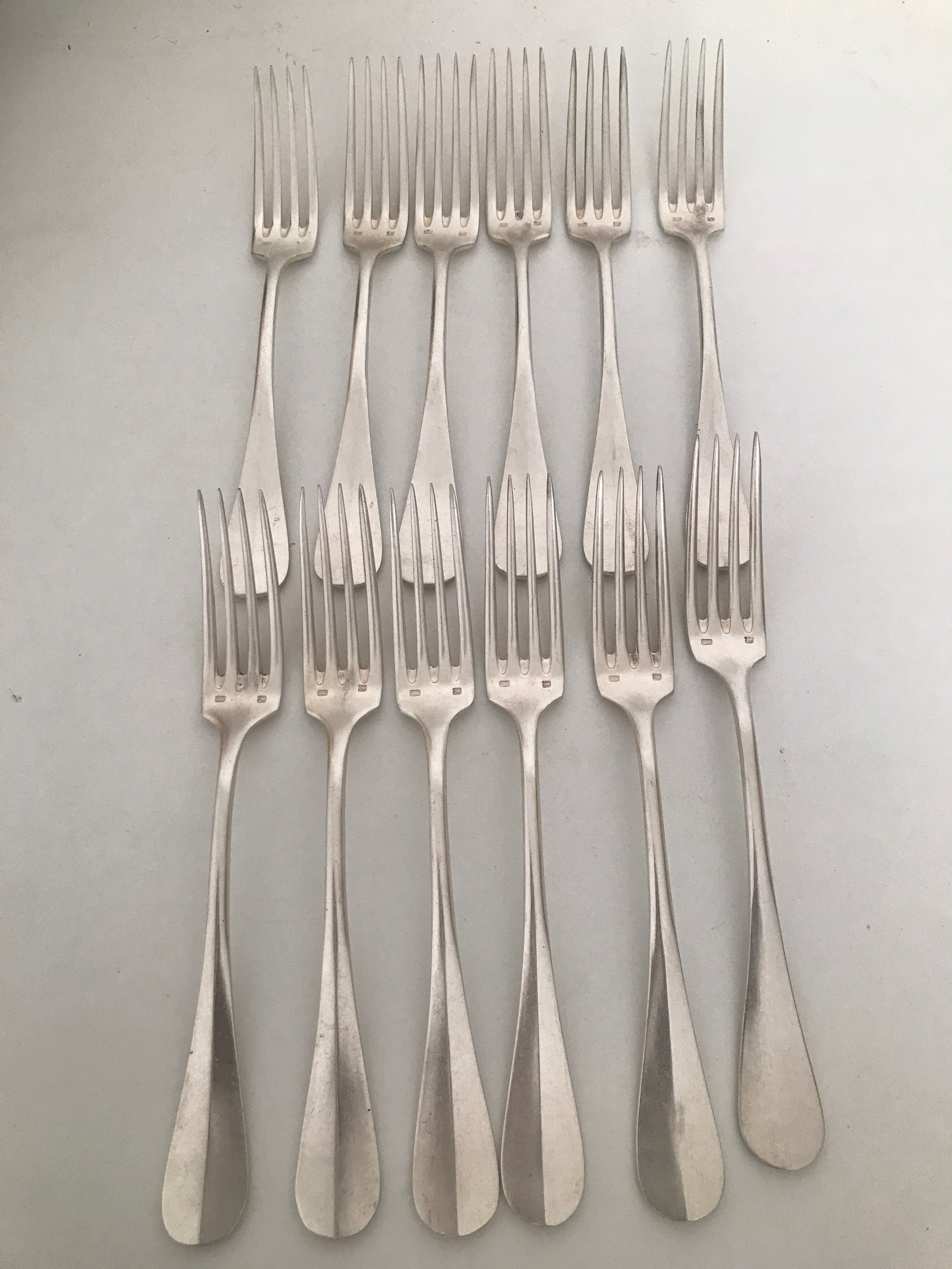 Housewife silver metal vintage punch