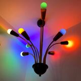 Multicoloured Sputnik chandelier from the 1960s.
