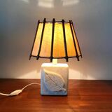 Vintage stone lamp from the Gard from the 70s