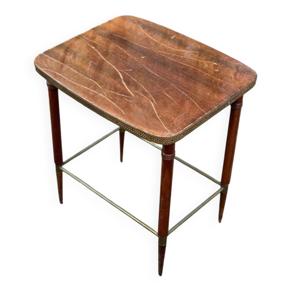 Table d'appoint scandinave vintage en palissandre