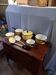 Lots de casseroles 7 pièces vintage en tôle émaillé