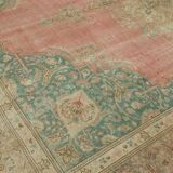 Handmade Turkish Contemporary 1980s 286 cm x 390 cm Beige Wool Carpet