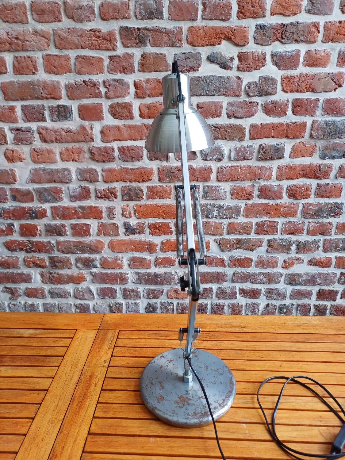Aluminor lamp in chrome metal 80's