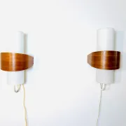 Nx40 Wall Lamps By Louis Kalff For Philips, The Netherlands, 1950S