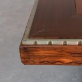 Table d'appoint carré en palissandre art déco 1930