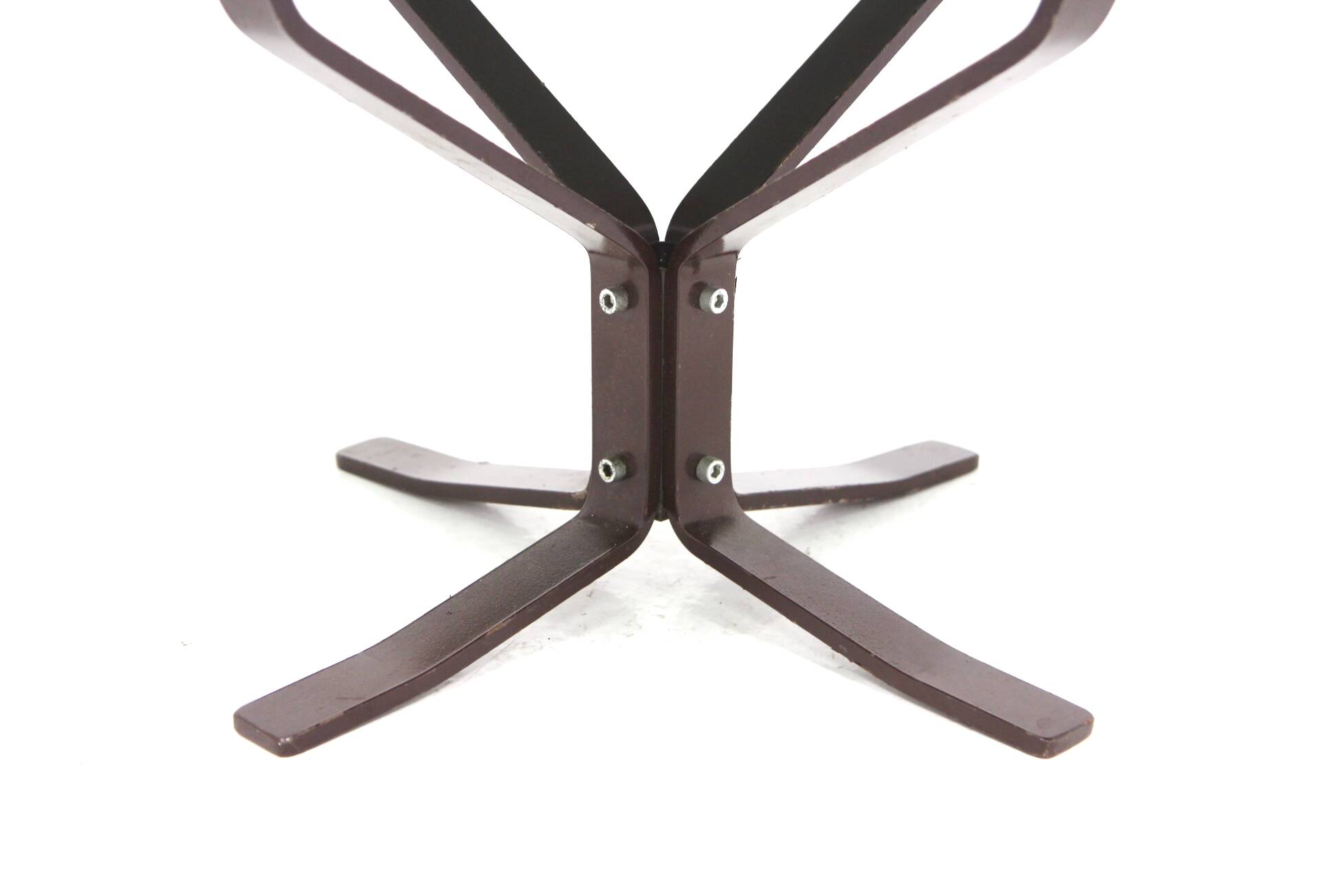 Metal and glass coffee table, Sweden, 1970s