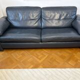 MAILLOL 3-seater sofa and 2 armchairs in leather - by DUVIVIER