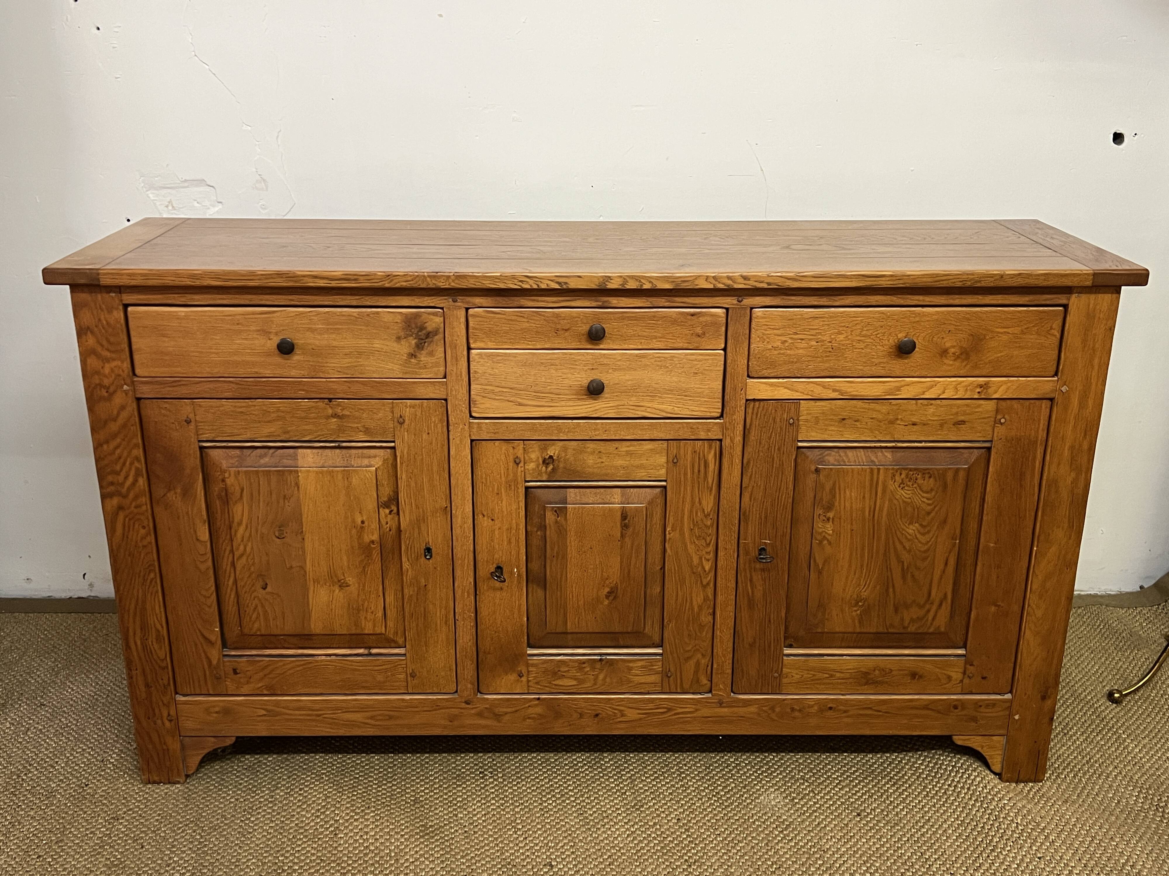 Solid wood sideboard