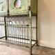 Storage cabinet in water green metal