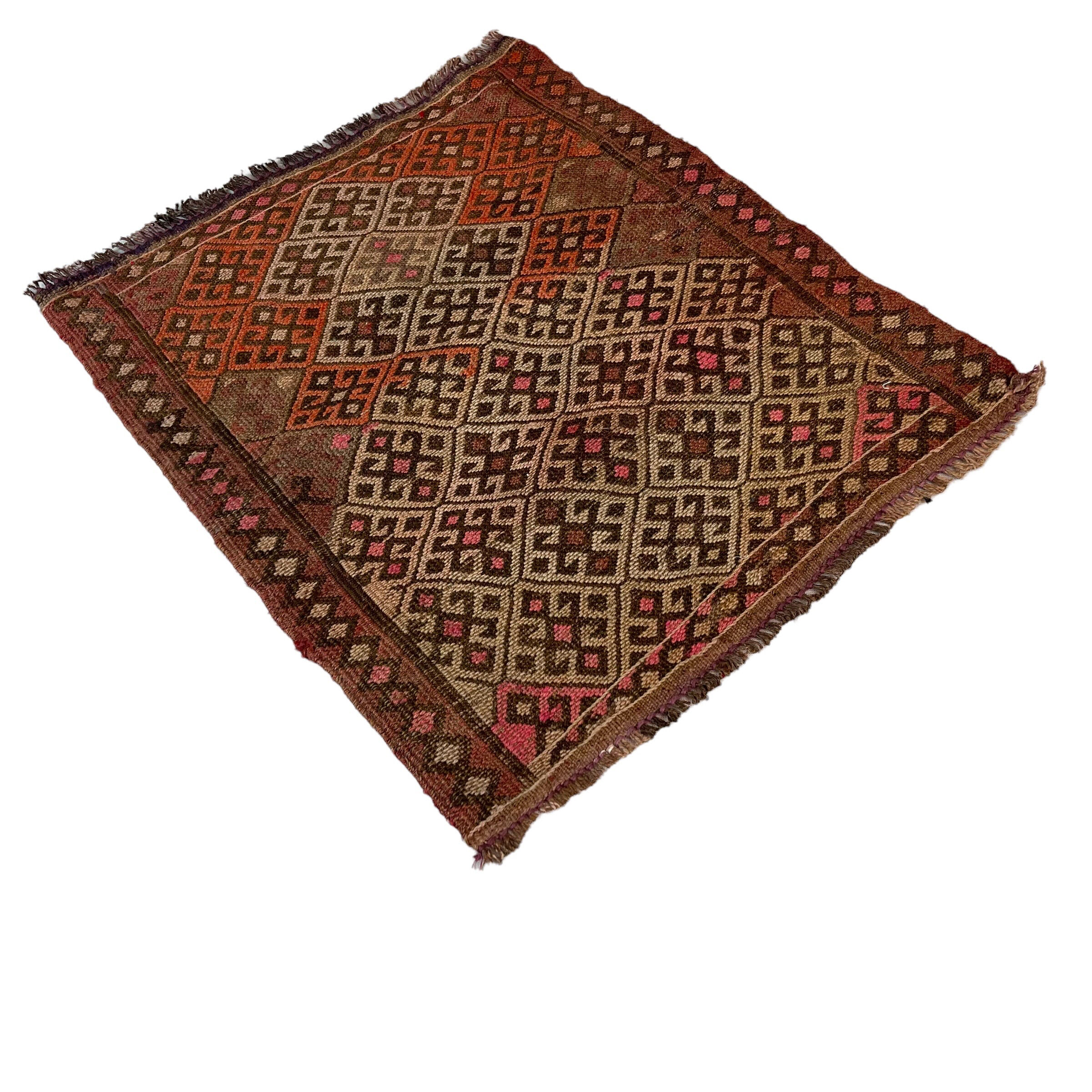 Coureur Kilim Turc Vintage, 63 x 54 cm