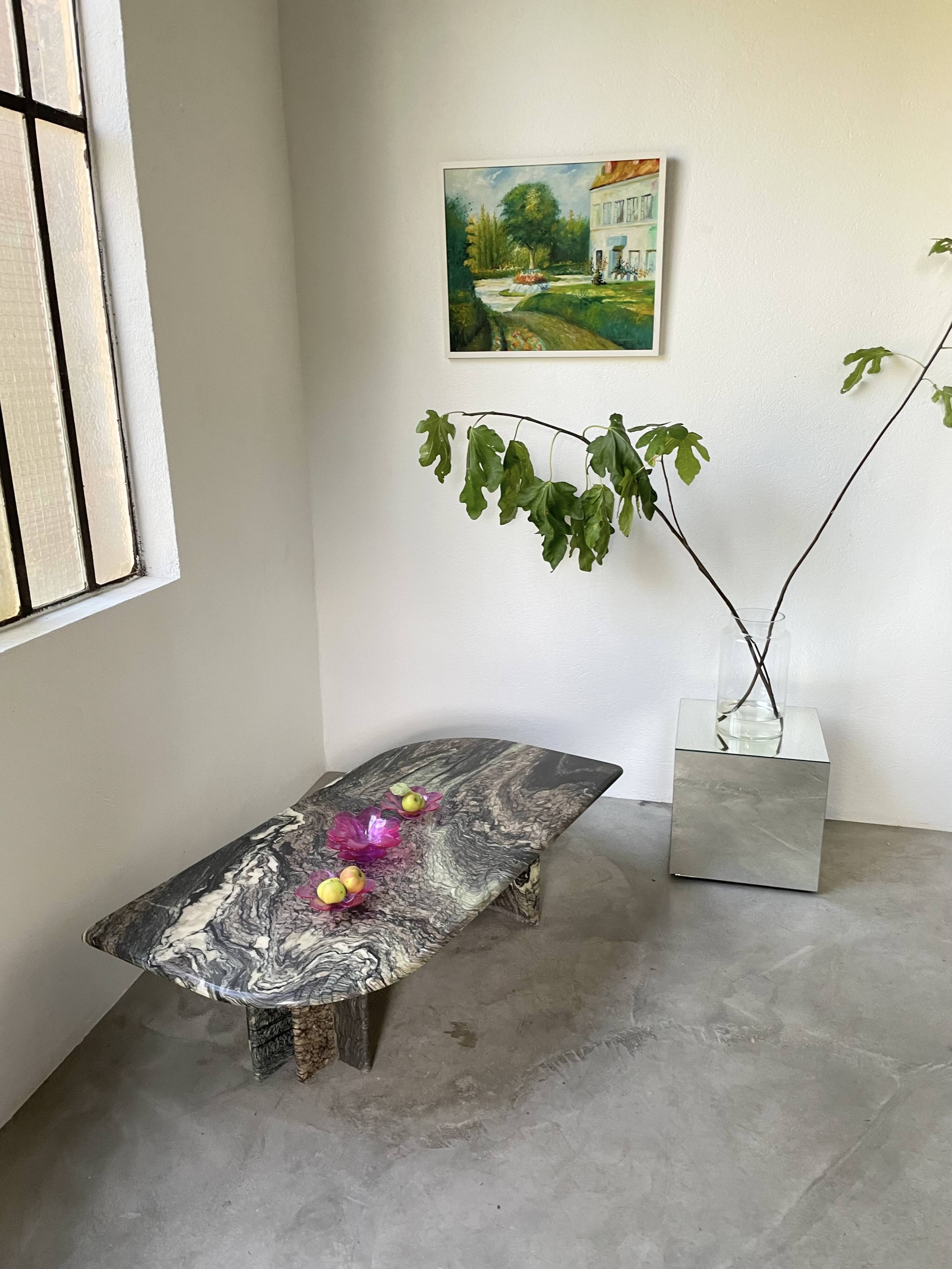 6 pop pink glass cups