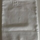 Set drap paire de taies en fil de lin de trousseau largeur 240cm RT