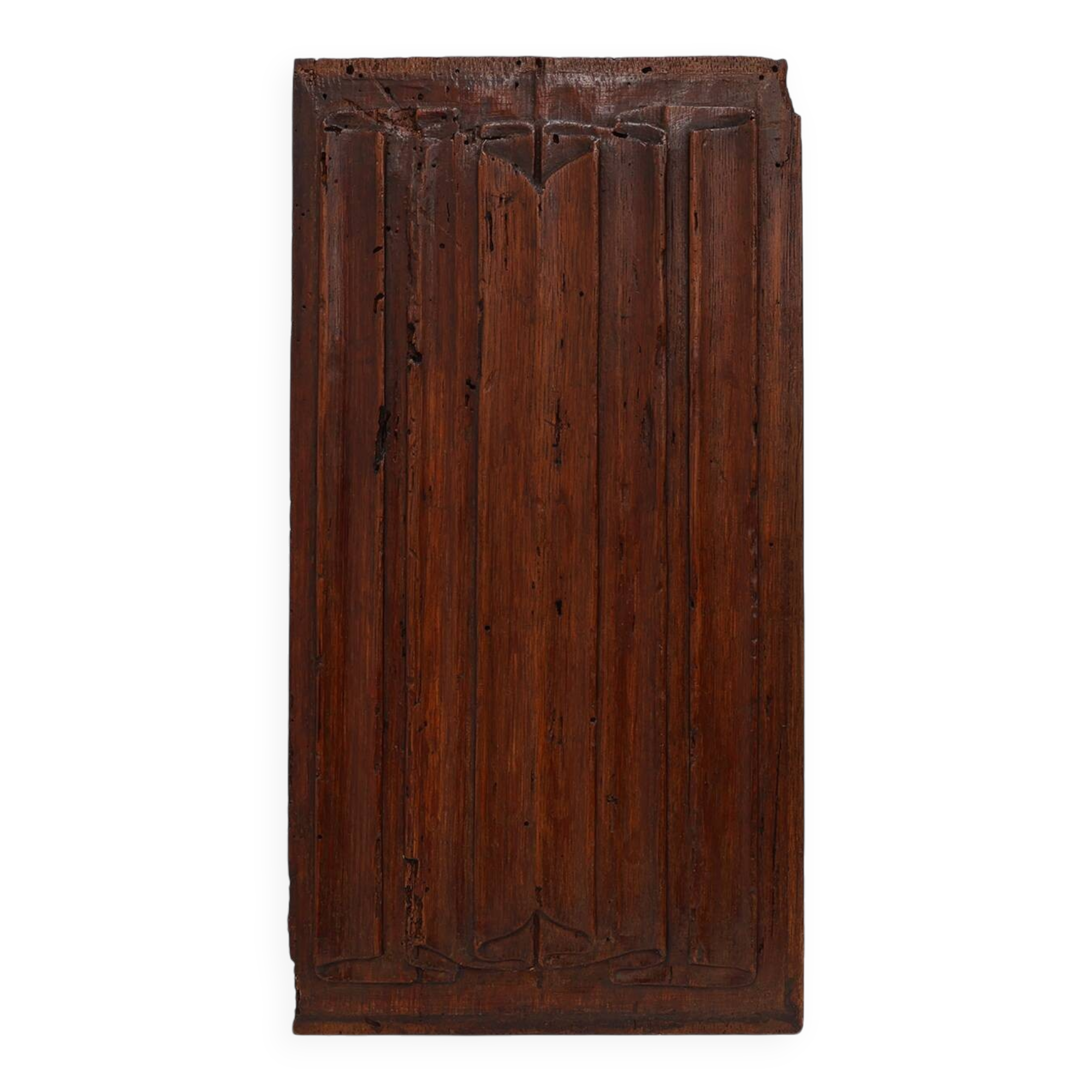 16th Century oak carved Gothic Panel, Belgium