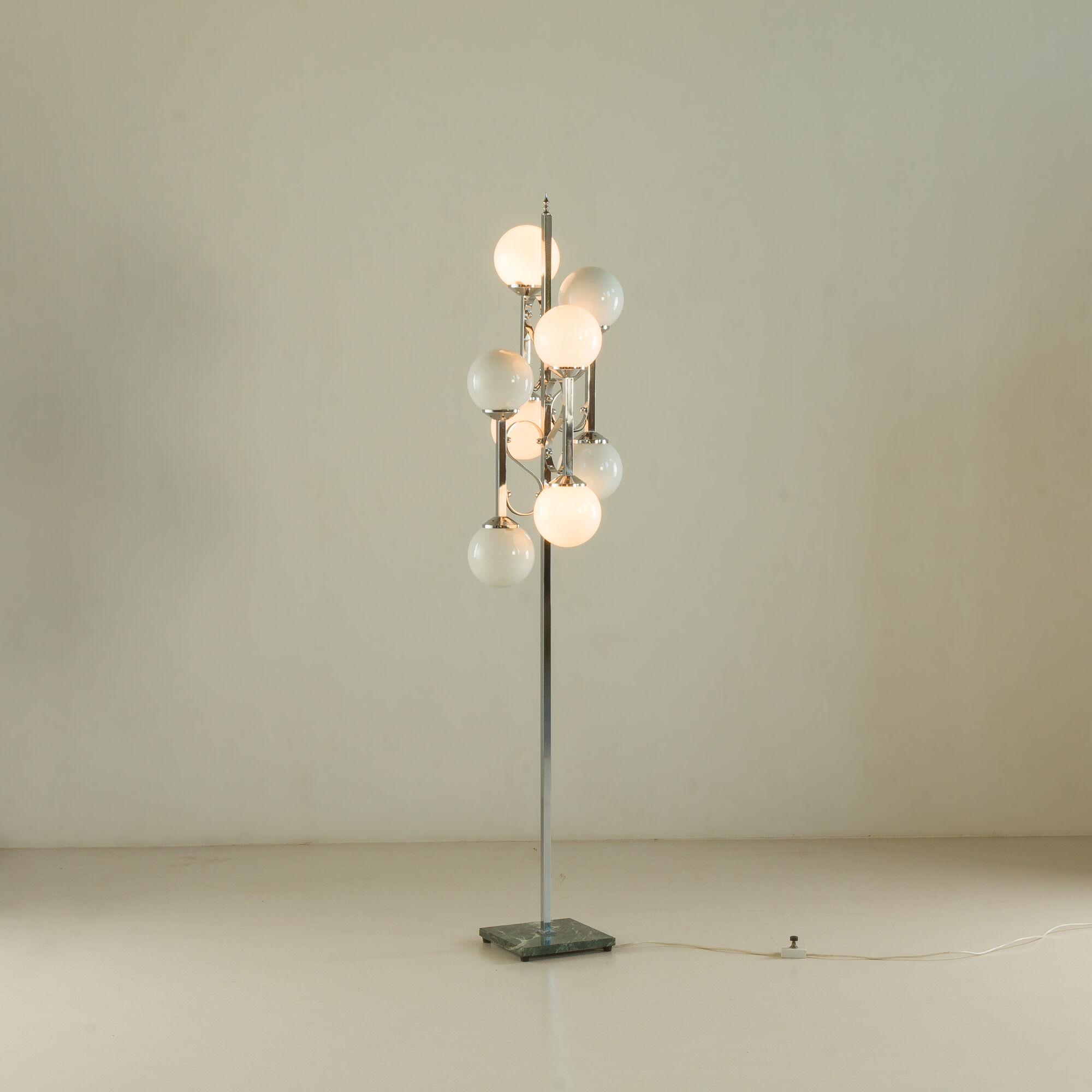 Lampadaire italien des années 1970.