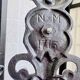 Art Nouveau coat rack in cast iron, circa 1900