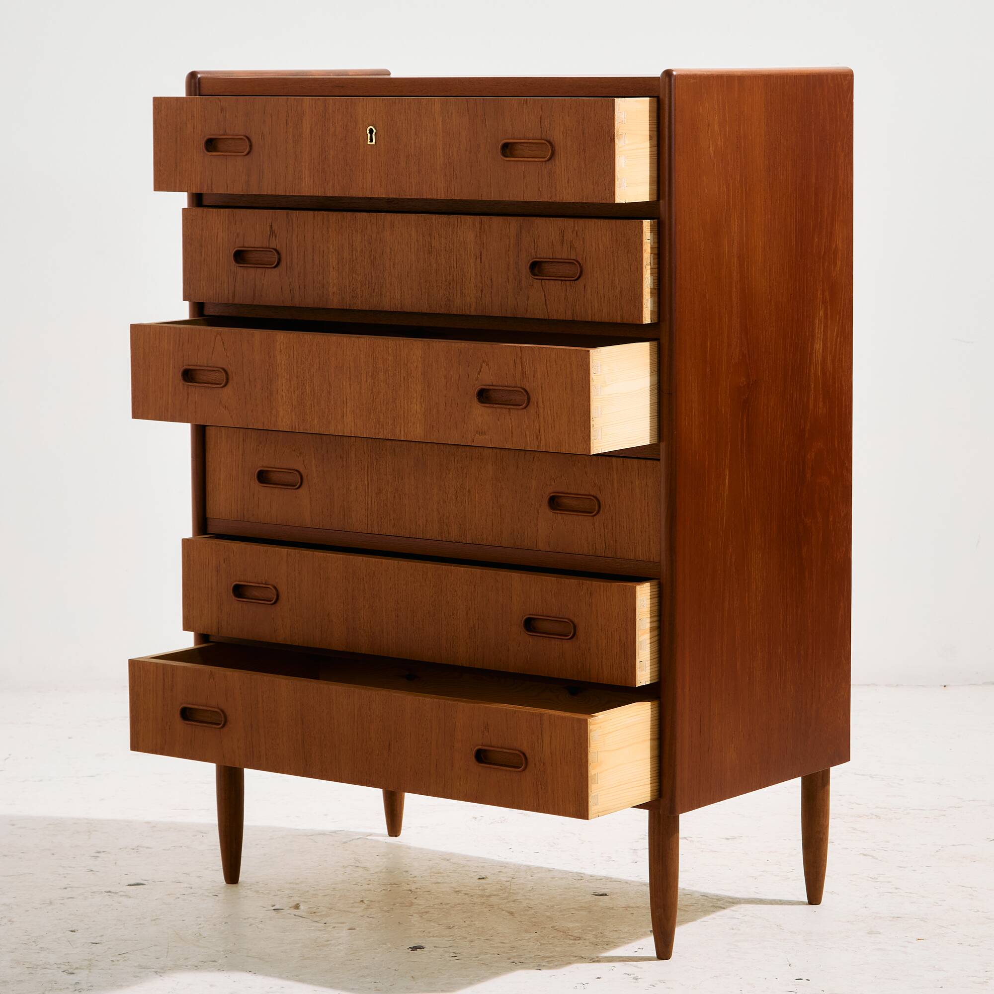 Restored teak dresser