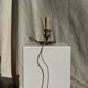 Small classic antique gold table lamp, H17 D12