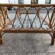 Paire de lits d'enfant en rotin vintage