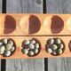 Travel Awalé game carved wood